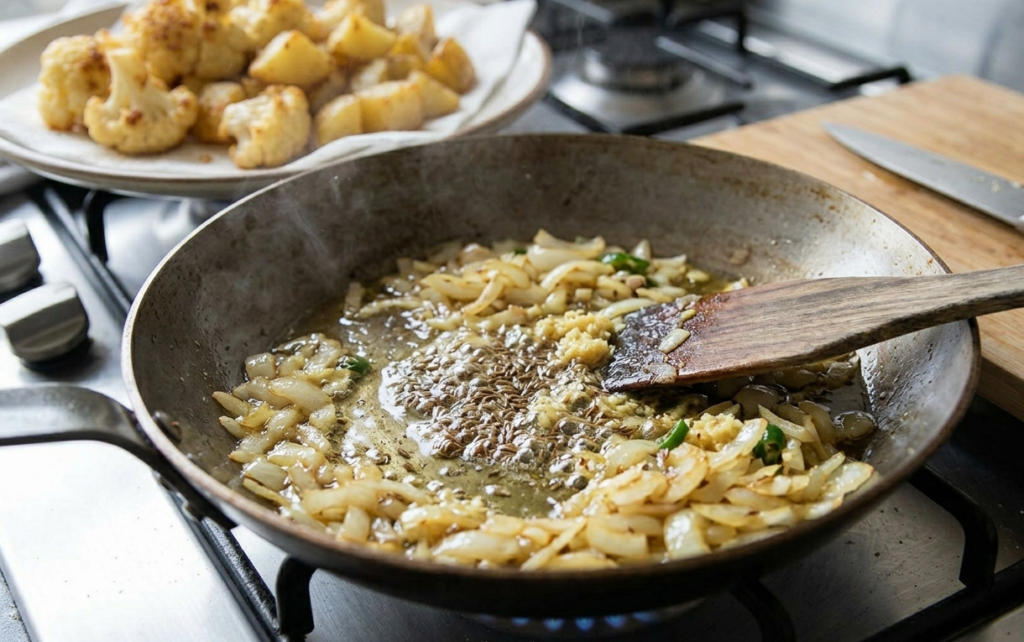Aloo Gobi Recipe on homekitchen