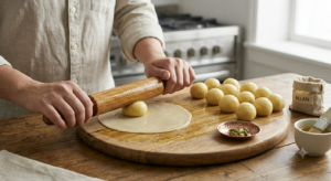 Halwa Puri by HomeKitchen